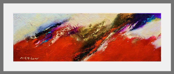 Essence #2 Framed print  Abstract paintings by Erik te Kamp  www.eriktekamp.com