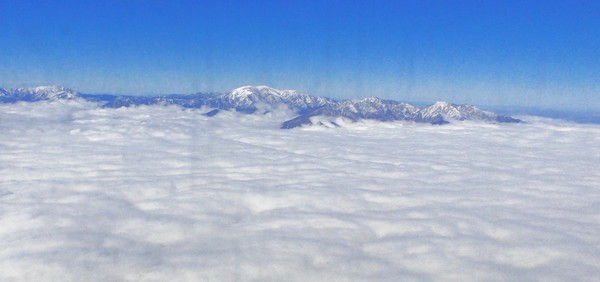 Mountains in the clouds
