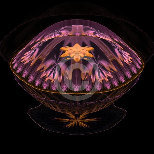 Jellyfish Abstract Fractal Design