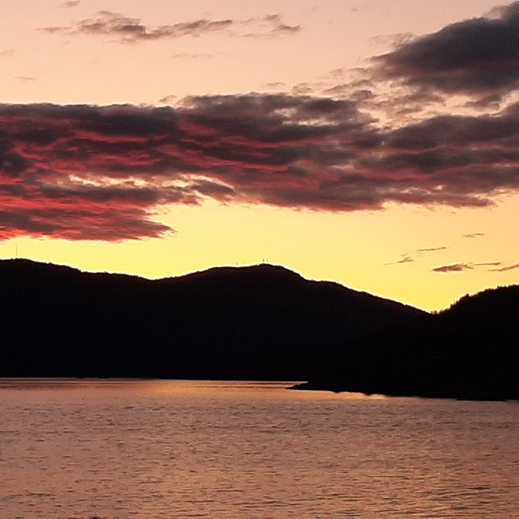 Salt spring sunset