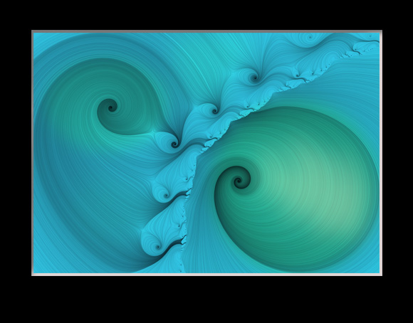 Shades of Green & Blue