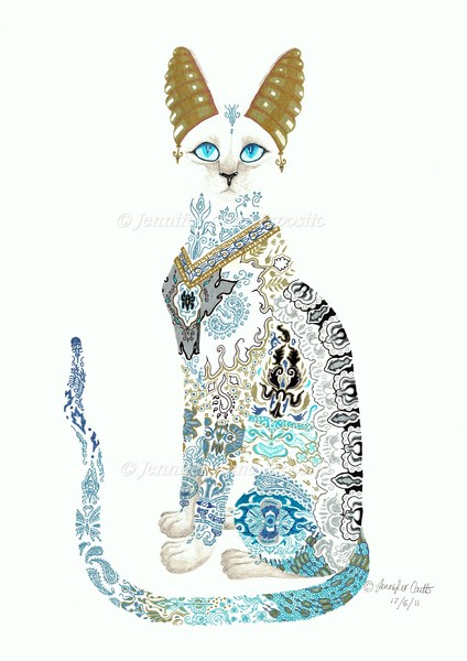 Asian Porcelain Cat