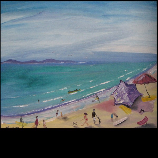 Funky beach misty beach 2912012