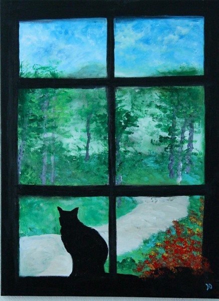 Cat in the window