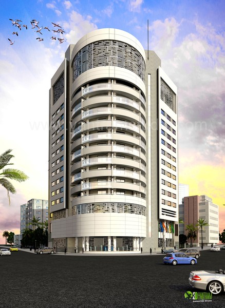 3D Corporate Architectural Exterior Design