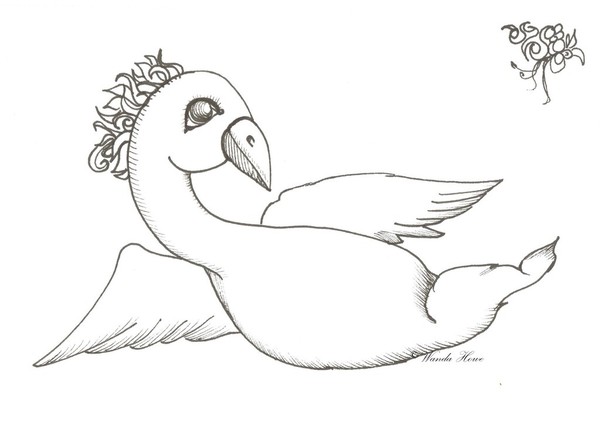 Reclining Bird