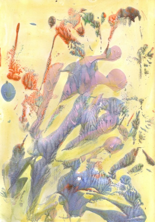 Stippled paint