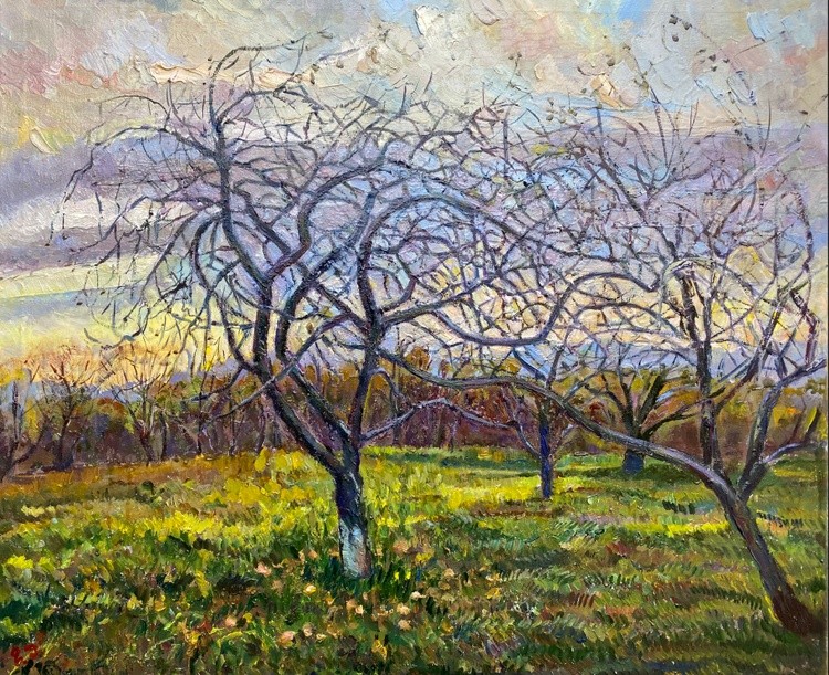 My Garden  in November, Tetritskharo Landscape