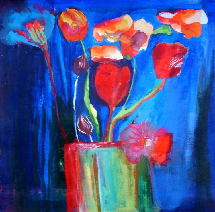 Sea Flowers Tryptych 3