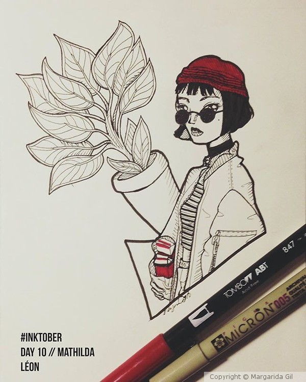 Inktober2018 Day 10 // Mathilda // Léon