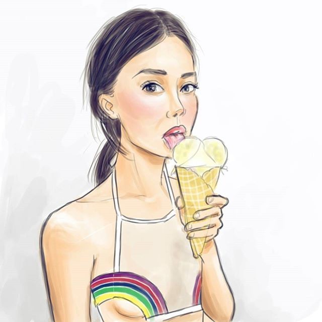 psyksyillustration fashionillustration fashion digitalart digital instaart insta averyanovphoto