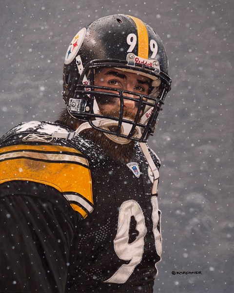 Big Steeler Helmet, Steelers Super Bowl XLV Rally @ downtow…