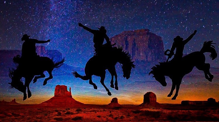 Bucking horses 
