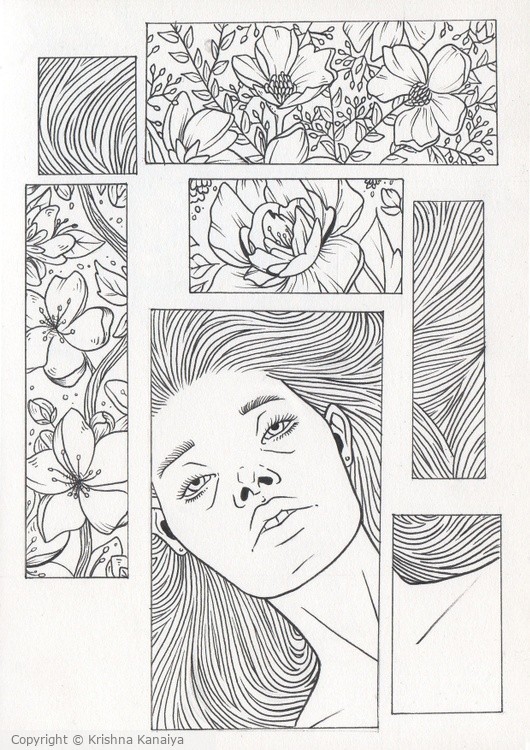 Flowers blooming by drunken rivers.