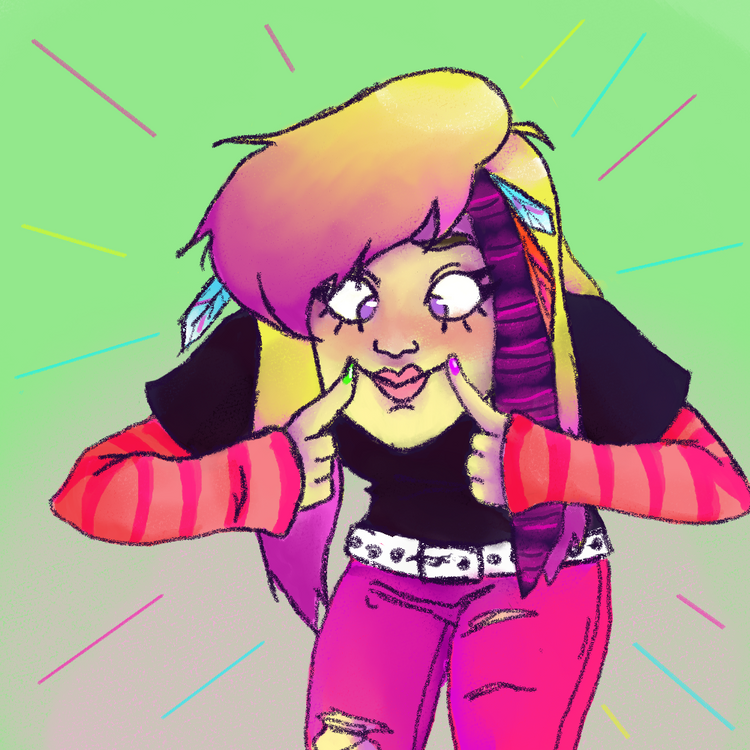 scene girl
