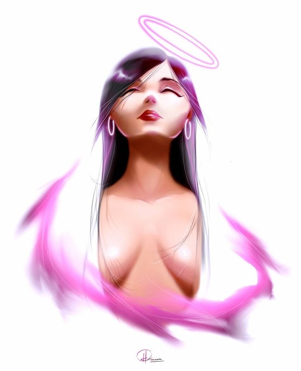 Sofias Mother or Daughter may be I dont know Made a random doodle in the morning