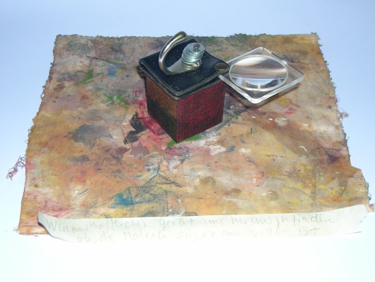 scientific device to find out if the painting is on the ground