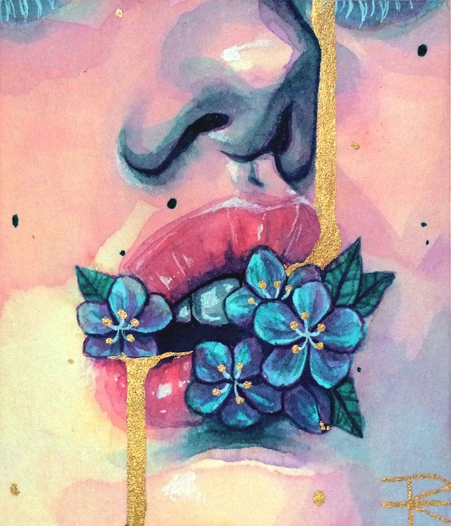 Flowers in Mouth
