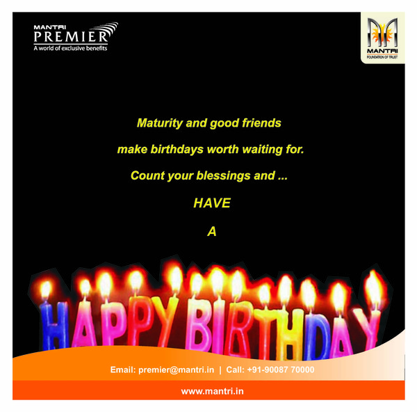 Customer Birthday card reminders