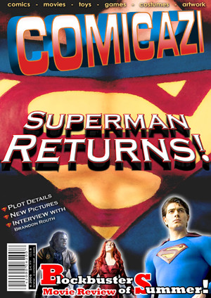 Superman Magazine Cover