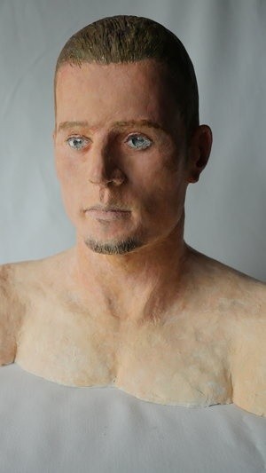 ManBustPainted