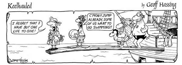 Keelhauled: Swimming