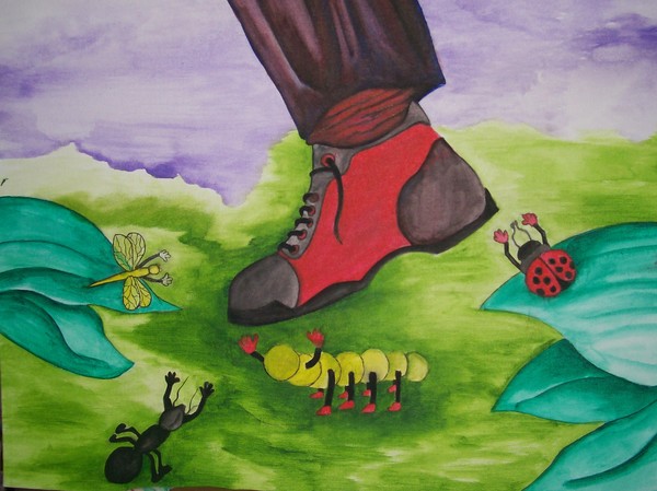 dont step on bugs!