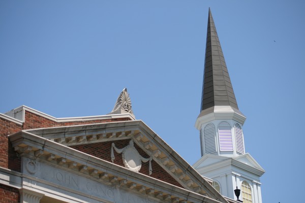 Organ hall & spire