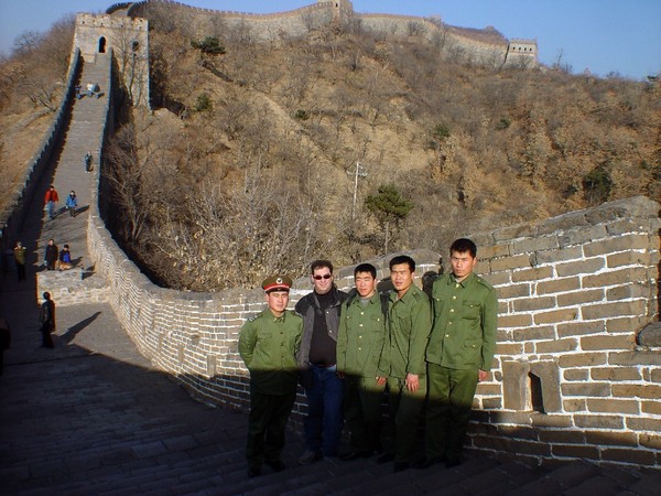 Great Wall of China with the Boys