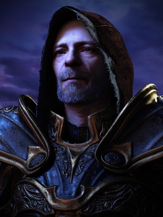 Portrait Of A Seasoned Knight