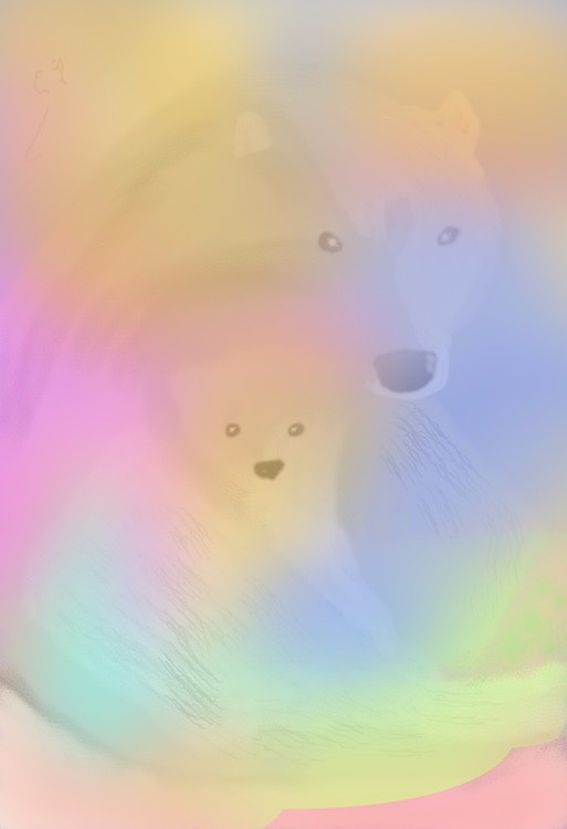 Polar Bears in Light