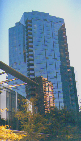 city reflection