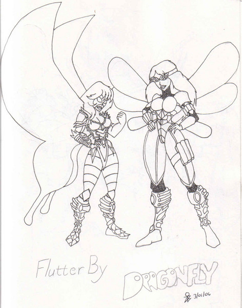 Dragonfly & Flutterby