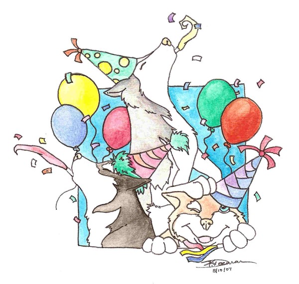 Birthday Doggies