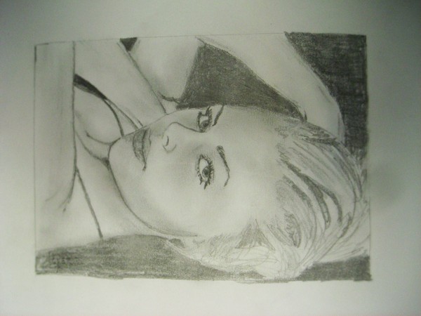 Charcoal Study of Regina