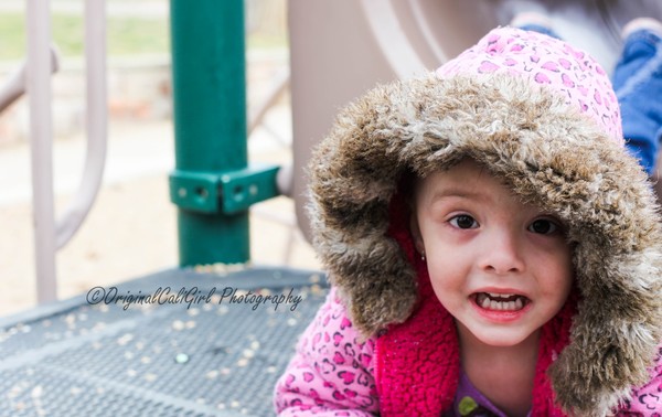 Having fun at the park