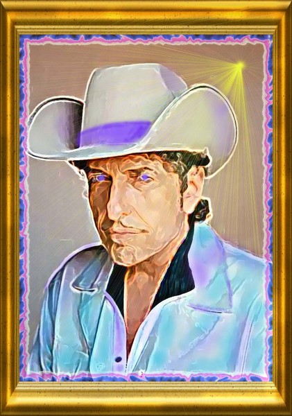 BOB DYLAN IN HIS COWBOY STAGE by Miguel Forbus