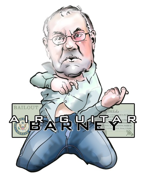 Air guitar Barney
