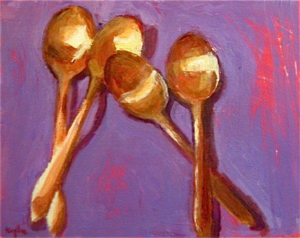 Four Gold Spoons