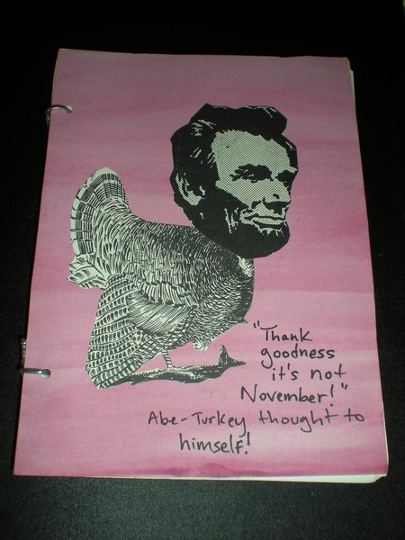 Abe Lincoln diary front