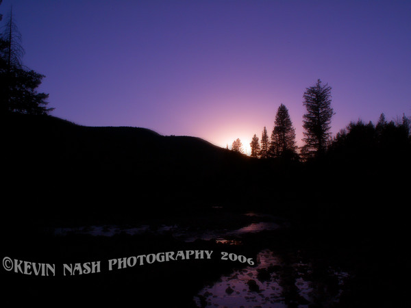 Purple sunset