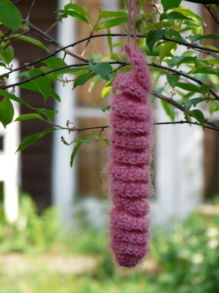 pink spiral crochet 1