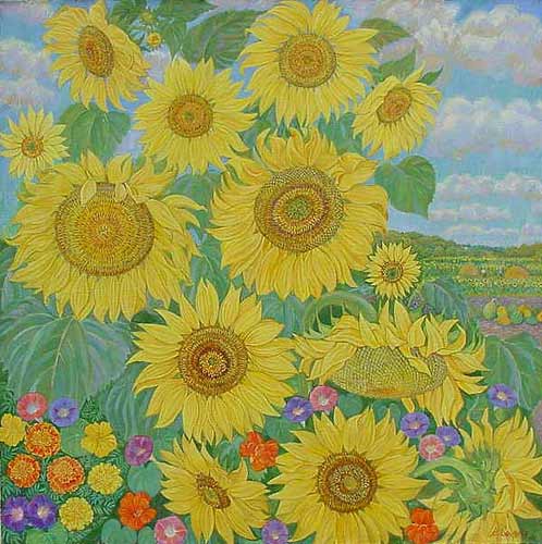 Sunflowers, 3,000$