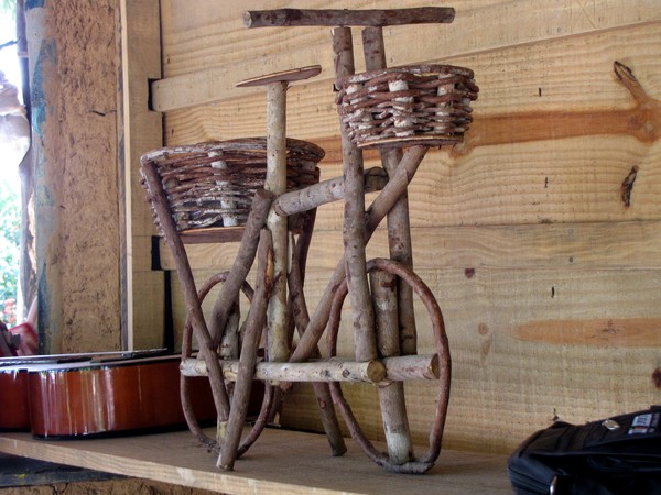 The bike in Arembepe Hippie Camp