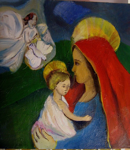 Jesus with Mary