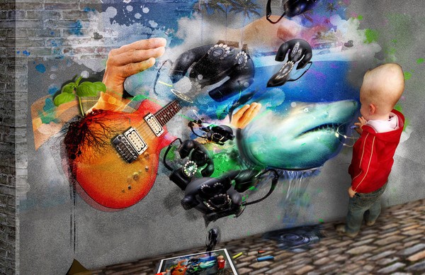 parallel worlds graffiti