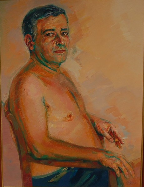 Portrait of my brother in law Juan Antonio