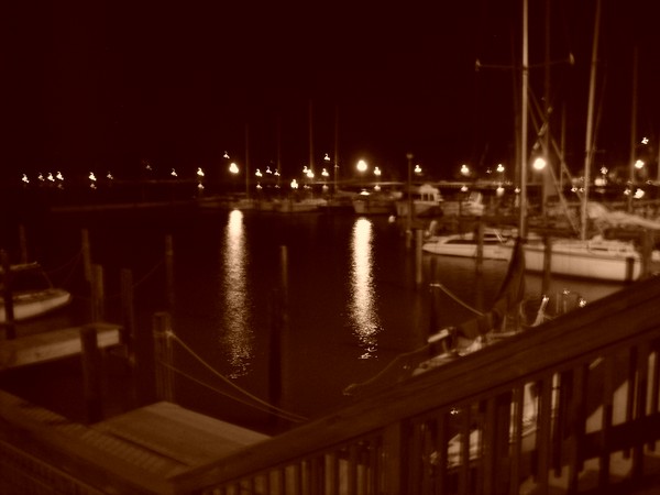 boats at Fairhope pier