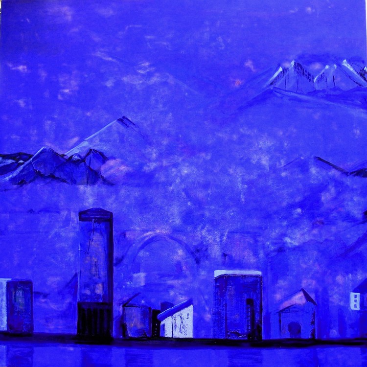 Reflecting Lines 48x48 Mixed