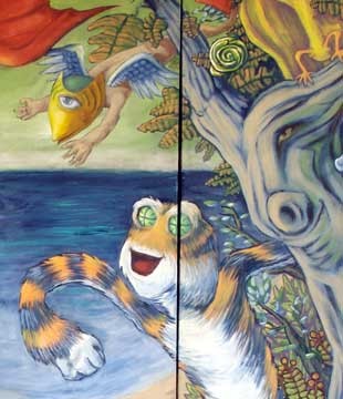 Wild Life Around the Bay (detail)